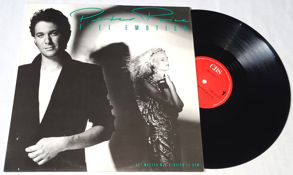 Peter Price – Feel Emotion 1986 Single 12" EX+, VYPRANÁ Vinyl