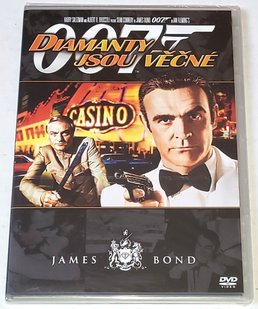 Diamanty jsou věčné - James Bond agent 007 1971 DVD (nové, zabalené)