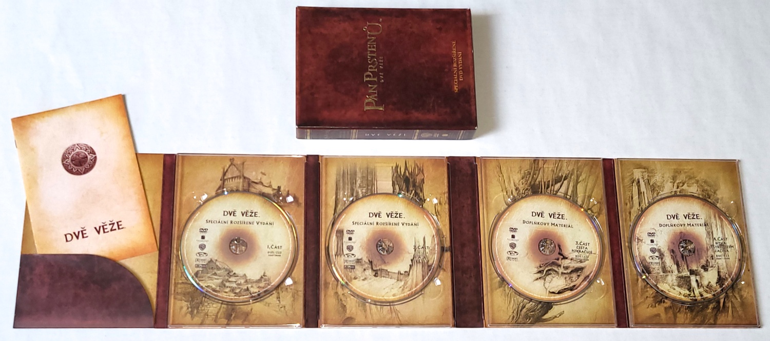 Pán prstenů: Dvě věže 2002 / Speciální rozšířená edice / 4DVD