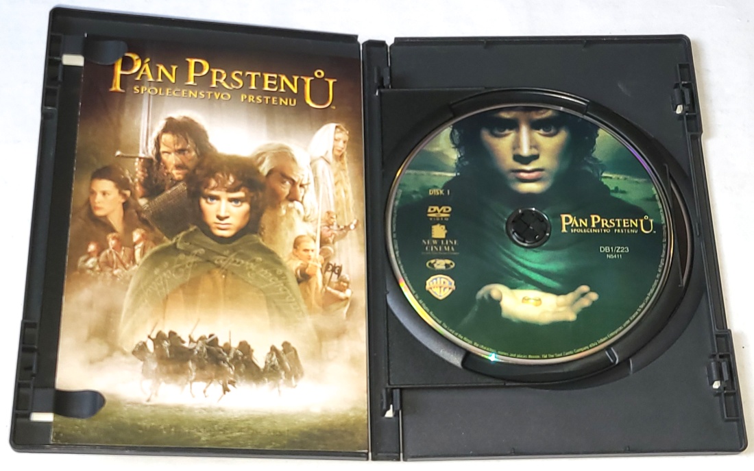 Pán prstenů: Společenstvo prstenu (The Lord of the Rings: The Fellowship of the Ring) 2001 2DVD