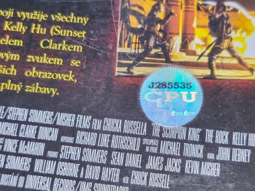 Král Škorpión / VHS kazeta