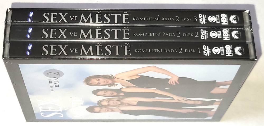 SEX VE MĚSTĚ Kompletní řada 2 (3DVD) nové, zatavené