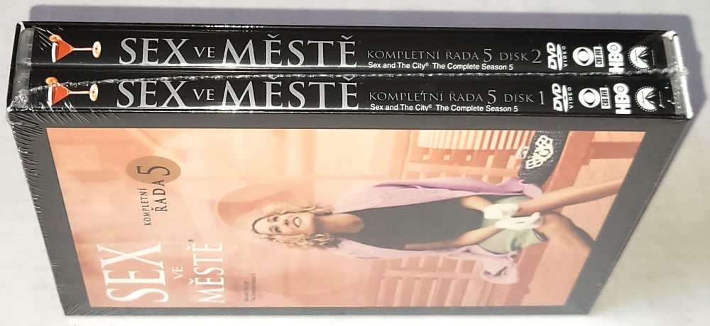 SEX VE MĚSTĚ Kompletní řada 5 (2DVD) nové, zatavené
