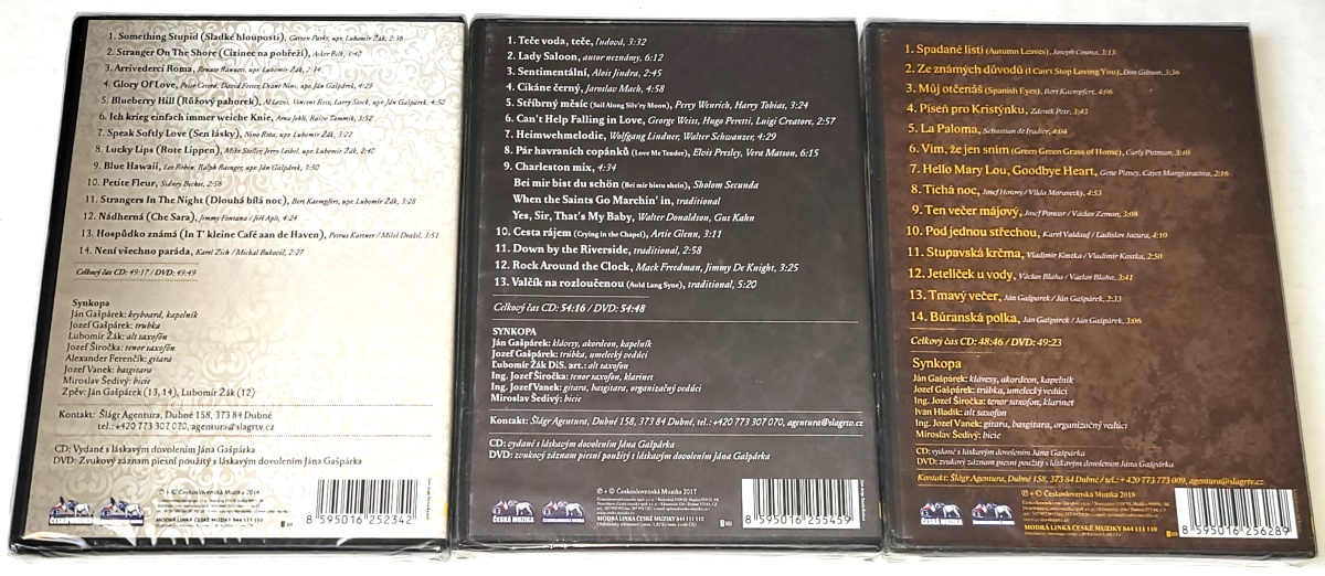 Synkopa – Na Búroch / Cesta rájem / Sen lásky 3CD + 3DVD (nerozbalené)