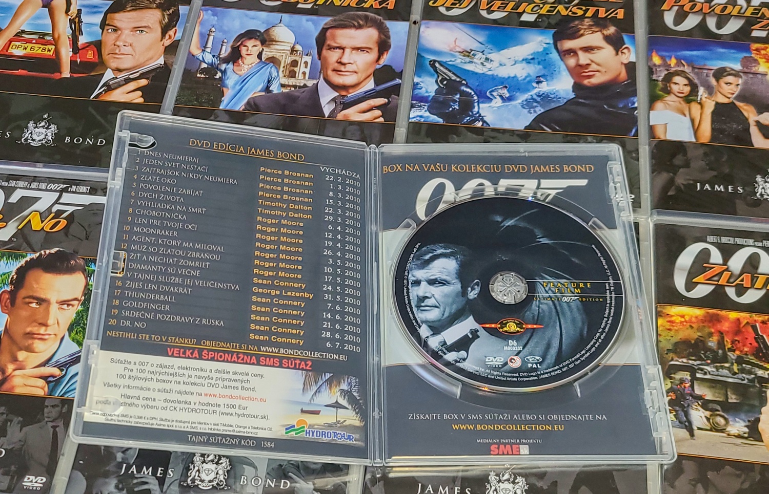 James Bond agent 007 Kolekce Set 20DVD (nové, zatavené)