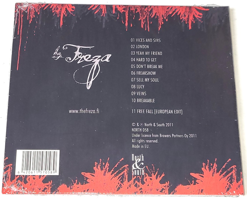 The Freza – Vices And Sins 2011 CD (nové, nerozbalené)