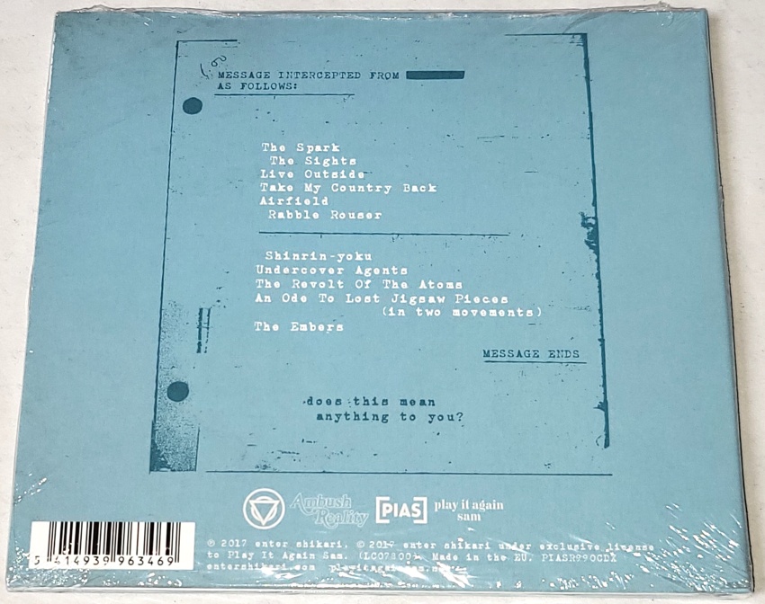 Enter Shikari – The Spark 2017 CD (nové, nerozbalené)