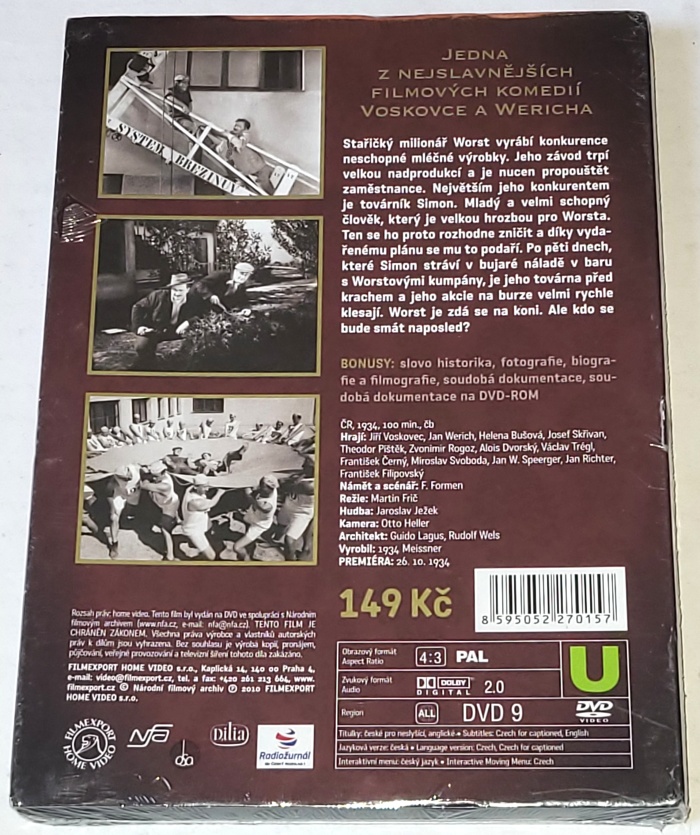 Hej-rup! 1934 DVD (nové, zabalené)