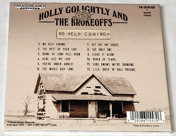 Holly Golightly And The Brokeoffs – No Help Coming 2011 CD (nové, nerozbalené)