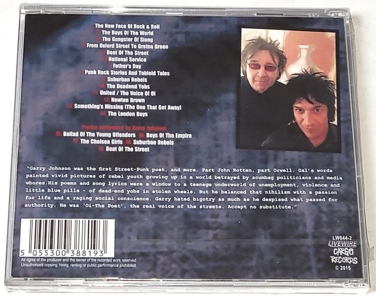 Sulo – Punk Rock Stories And Tabloid Tales (Sulo Sings The Poems Of Garry Johnson) 2016 CD (nové, nerozbalené)