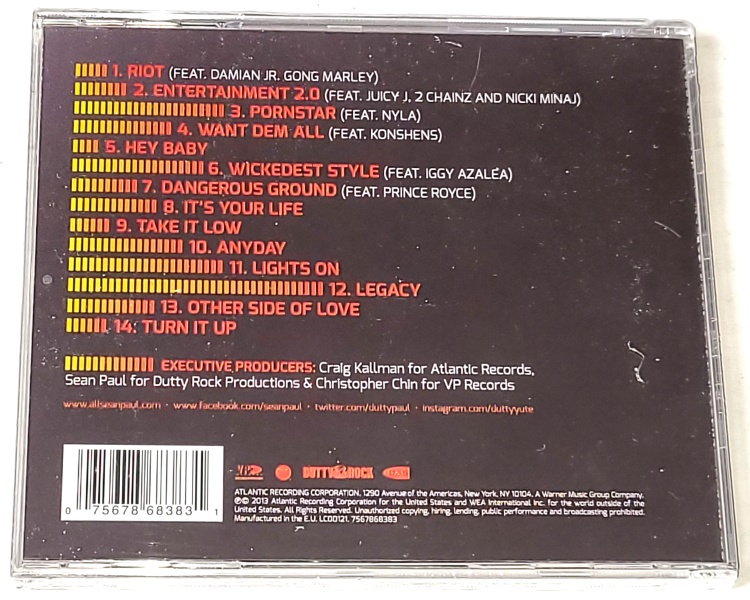 Sean Paul – Full Frequency 2014 CD (nové, nerozbalené)