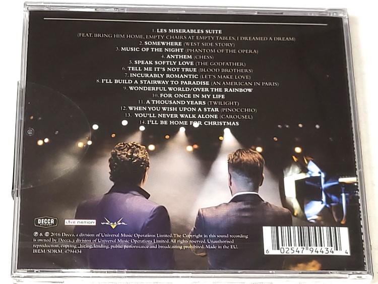 Michael Ball & Alfie Boe – Together 2016 CD (nové, nerozbalené)