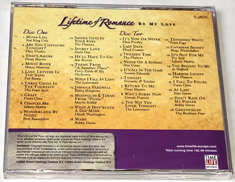 Various Artists – Lifetime of Romance: Be My Love 2007 2CD (nové, nerozbalené)