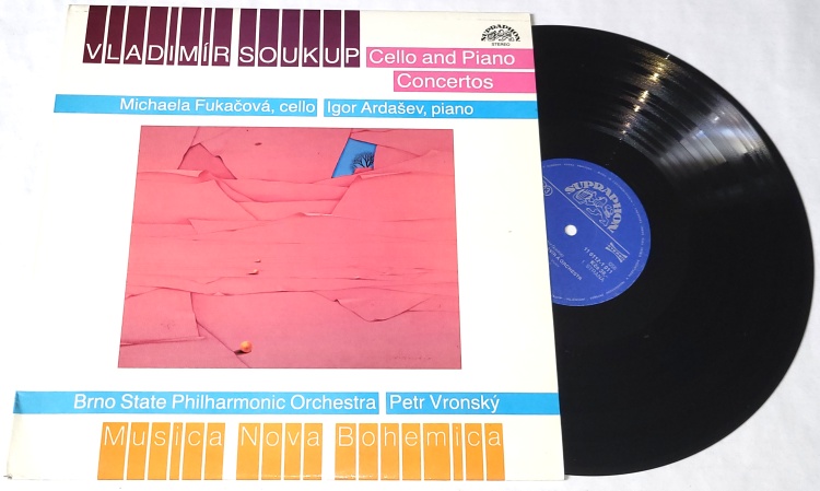 Vladimír Soukup – Cello and Piano Concertos 1989 NM, VYPRANÁ Vinyl (LP)