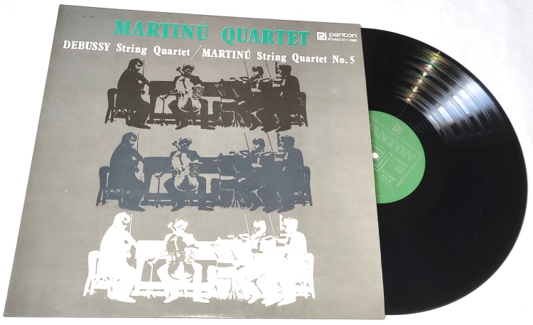 Martinů Quartet - Debussy / Martinů – String Quartet / String Quartet No. 5 1987 VG+, VYPRANÁ Vinyl (LP)