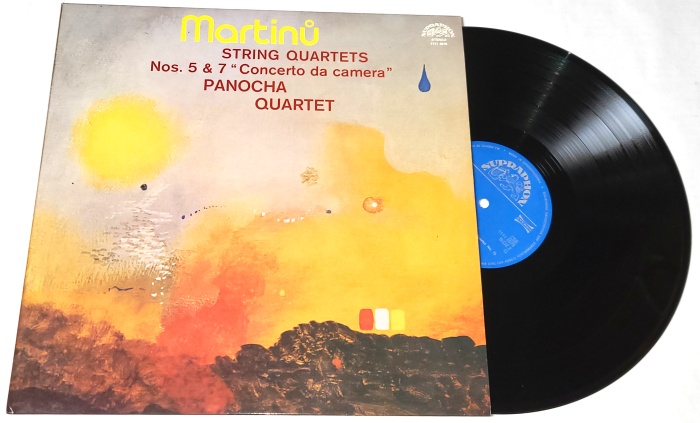 Martinů - Panocha Quartet – String Quartets Nos. 5 & 7 " Concerto Da Camera " 1981 EX, VYPRANÁ Vinyl (LP)