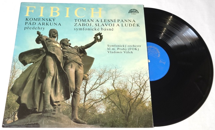 Fibich, Vladimír Válek, The Prague Symphony Orchestra – Comenius The Fall Of Arcona - Overtures / Toman And The Wood-Nymph Zaboj, Slavoj And Ludek - Symphonic Poems 1986 VG+, VYPRANÁ Vinyl (LP)
