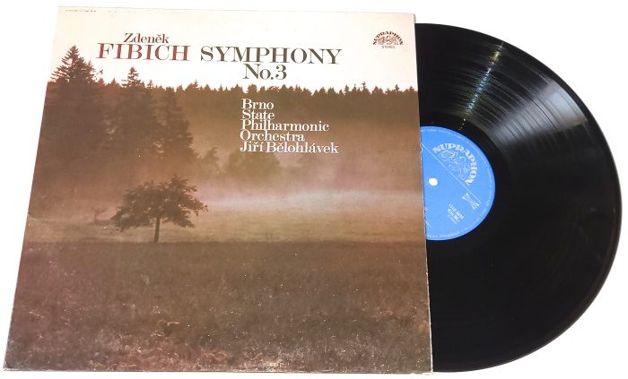 Zdeněk Fibich, Brno State Philharmonic Orchestra, Jiří Bělohlávek – Symphony No.3 1983 EX, VYPRANÁ Vinyl (LP)