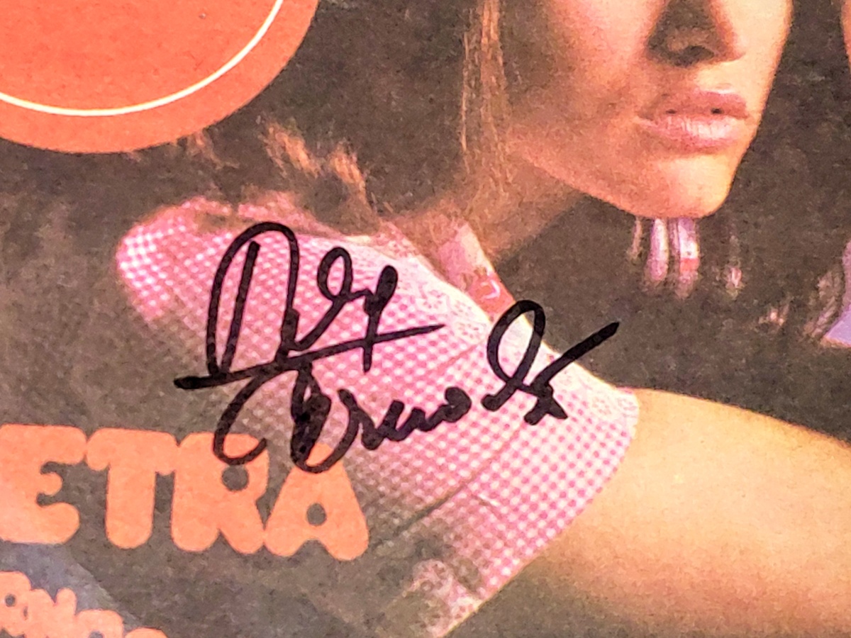 Petra Černocká, Kardinálové – Byl To Zvláštní Den / Rychlost Má Cenu Zlata 1976, Vinyl 7" Single (autogram, podpis)