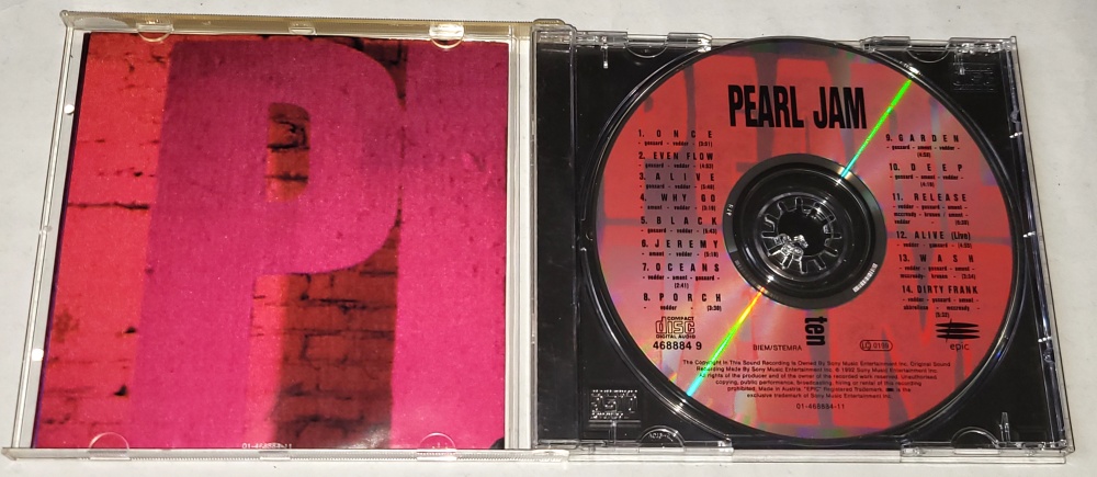 Pearl Jam – Ten 1991 CD