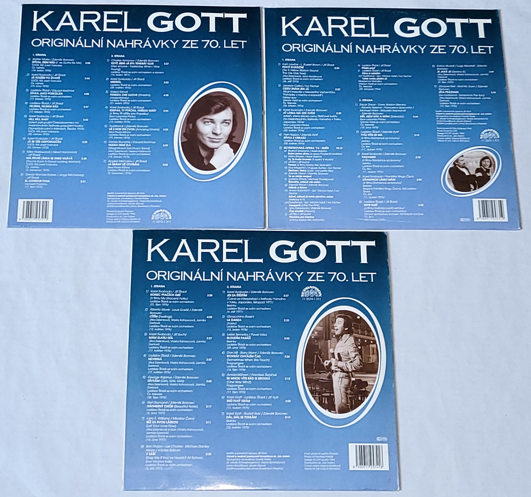 Karel Gott – Originální nahrávky ze 70. let 1994 NM, VYPRANÉ Vinyl (3LP)