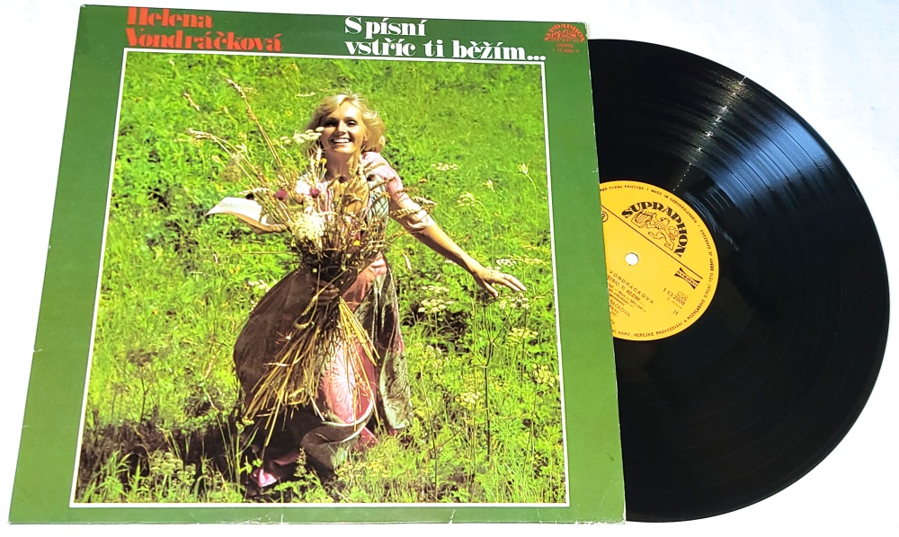 Helena Vondráčková – S písní vstříc ti běžím... 1977 VG+, VYPRANÁ Vinyl (LP)