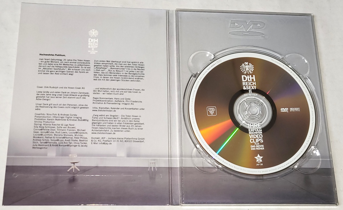 Die Toten Hosen – Reich & Sexy II: Die fetten Jahre (2002) DVD