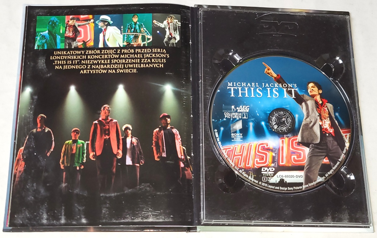 Michael Jackson's This Is It (2009) DVD