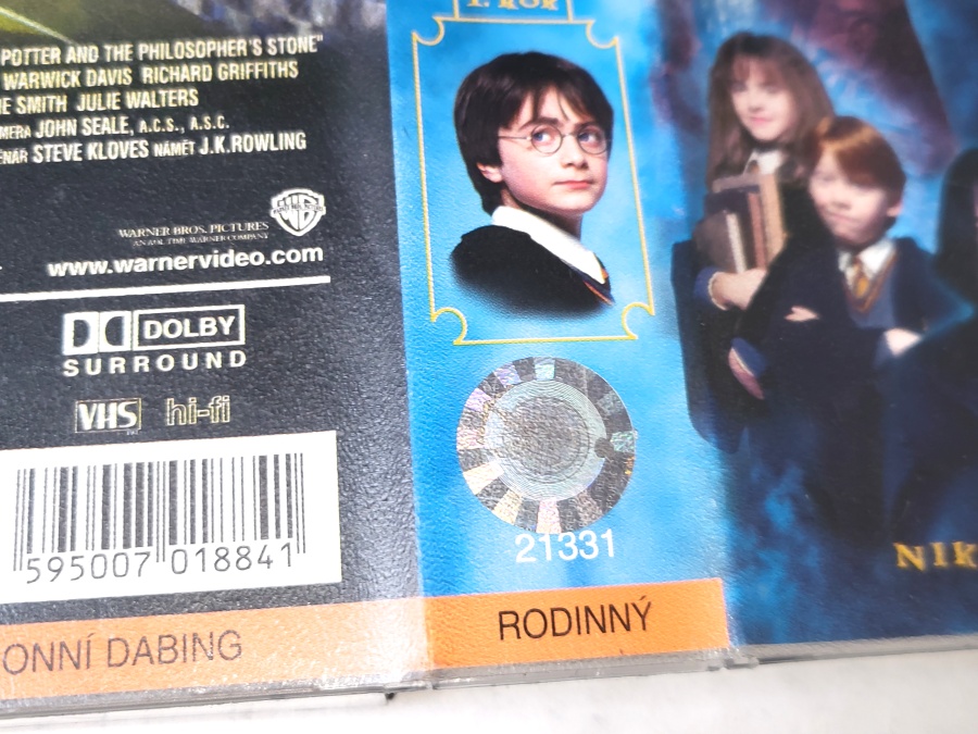 Harry Potter a Kámen mudrců / VHS kazeta Original