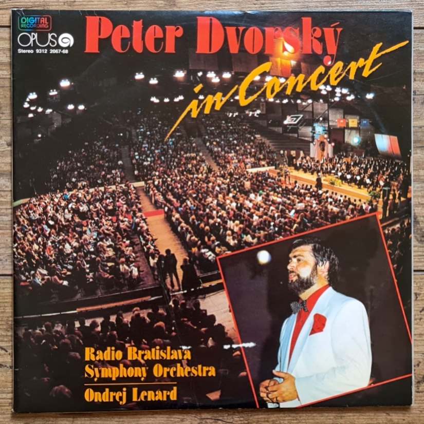 Petr Dvorský - In Concert 1988 VG+, VYPRANÉ Vinyl (2LP)