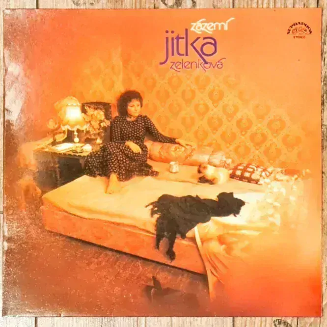 Jitka Zelenková – Zázemí 1979 VG+, VYPRANÁ Vinyl (LP)