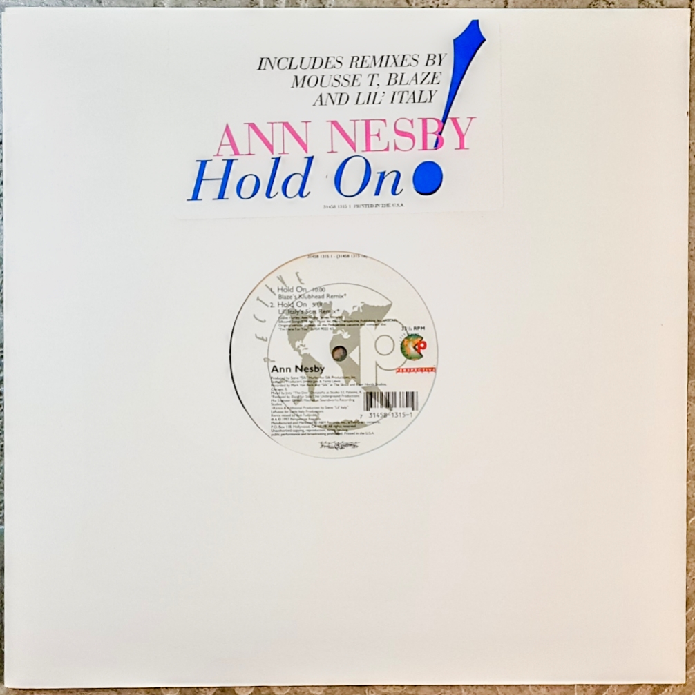 Ann Nesby – Hold On 1997 Single VG+, VYPRANÁ Vinyl
