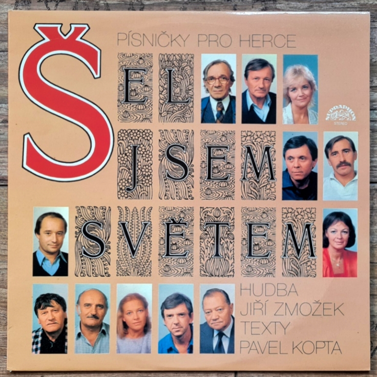 Šel Jsem Světem (Písničky Pro Herce) 1988 EX, VYPRANÁ Vinyl (LP)