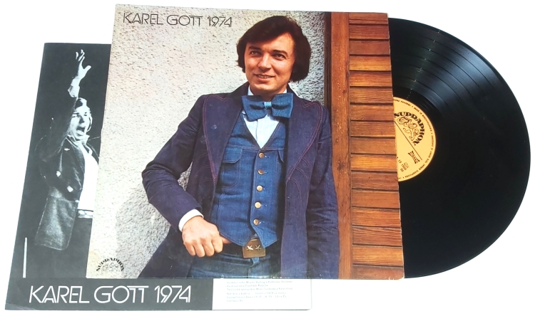Karel Gott – 1974 VG-,  VYPRANÁ Vinyl (LP + příloha)