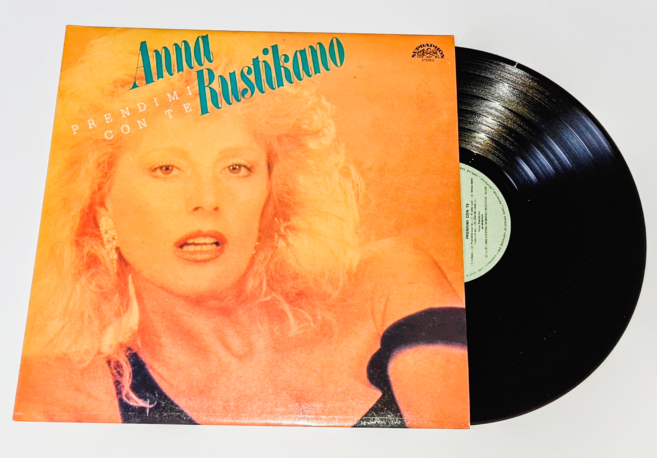 Anna Rustikano – Prendimi Con Te 1989 VG, VYPRANÁ Vinyl (LP)