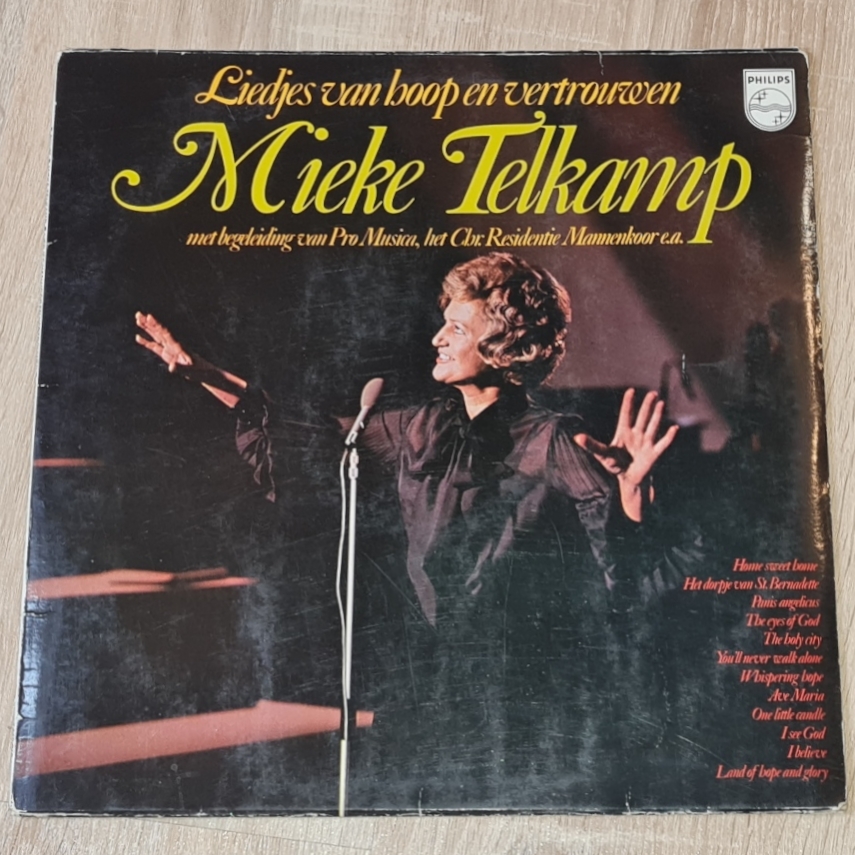 Mieke Telkamp – Liedjes Van Hoop En Vertrouwen 1971 VG-, VYPRANÁ Vinyl (LP)