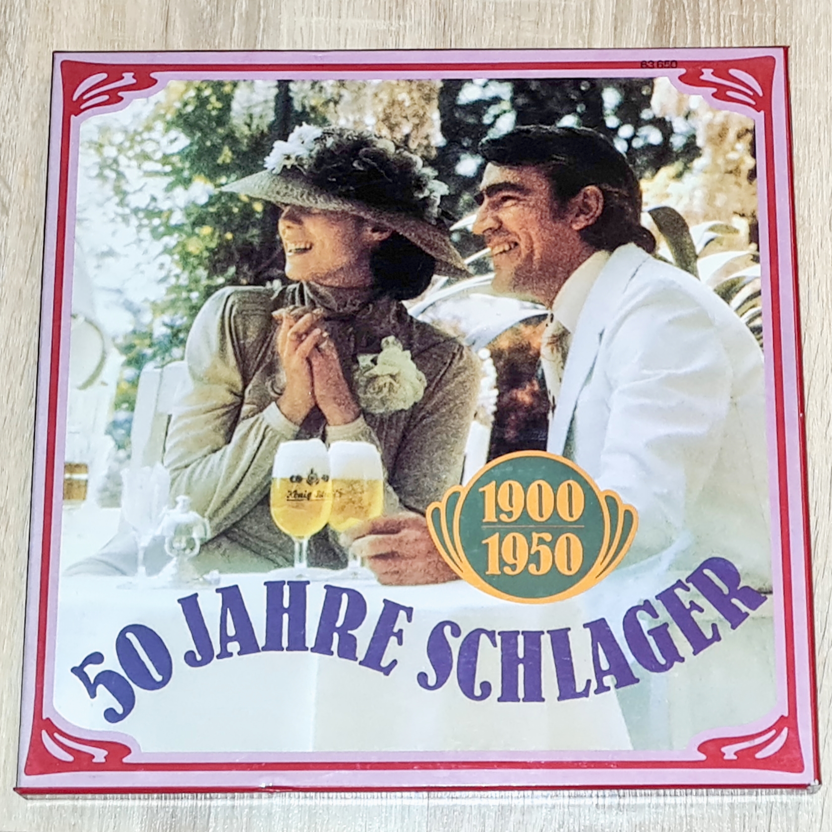 Various – 50 Jahre Schlager - 1900 / 1950 1975 VG/ VG+, VYPRANÉ Vinyl (Box Set 6LP)