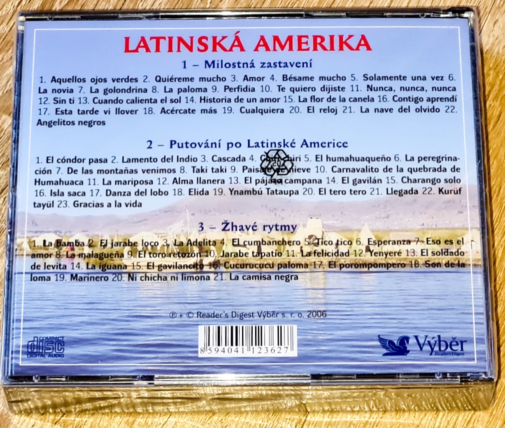 HUDEBNÍ POHLEDNICE Z CELÉHO SVĚTA, LATINSKÁ AMERIKA - 2006, 3 CD (nerozbalené)