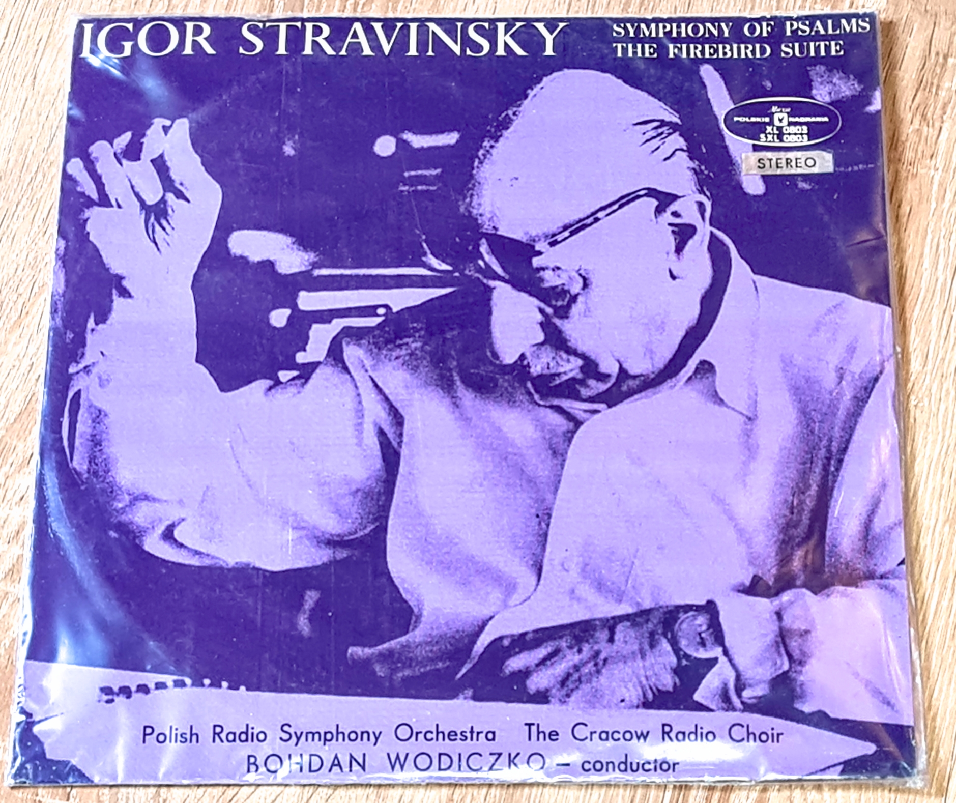 Igor Stravinsky - Polish Radio Symphony Orchestra, The Cracow Radio Choir- Bohdan Wodiczko – Symphony Of Psalms / The Firebird Suite 1972 NOVÁ, NEHRANÁ Vinyl (LP)