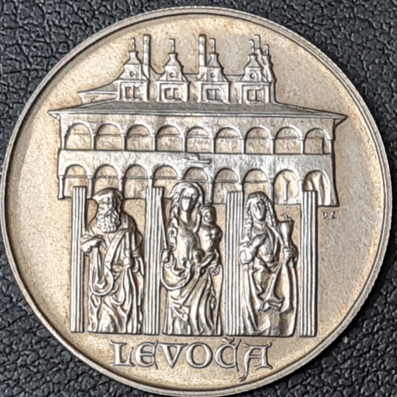 Ag 50 Koruna 1986, Městká památková rezervace Levoča mince