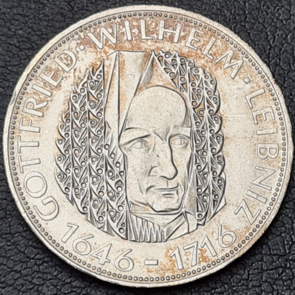 Ag 5 Deutsche Mark 1966 mince