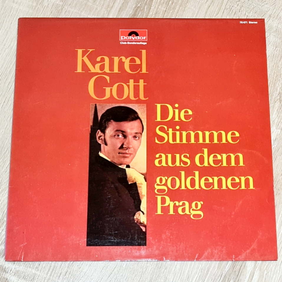 Karel Gott – Die Stimme Aus Dem Goldenen Prag 1968 EX, VYPRANÁ Vinyl (LP)