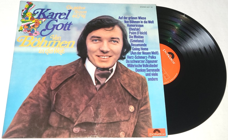 Karel Gott – Von Böhmen in die Welt 1971 EX+, VYPRANÁ Vinyl (LP)