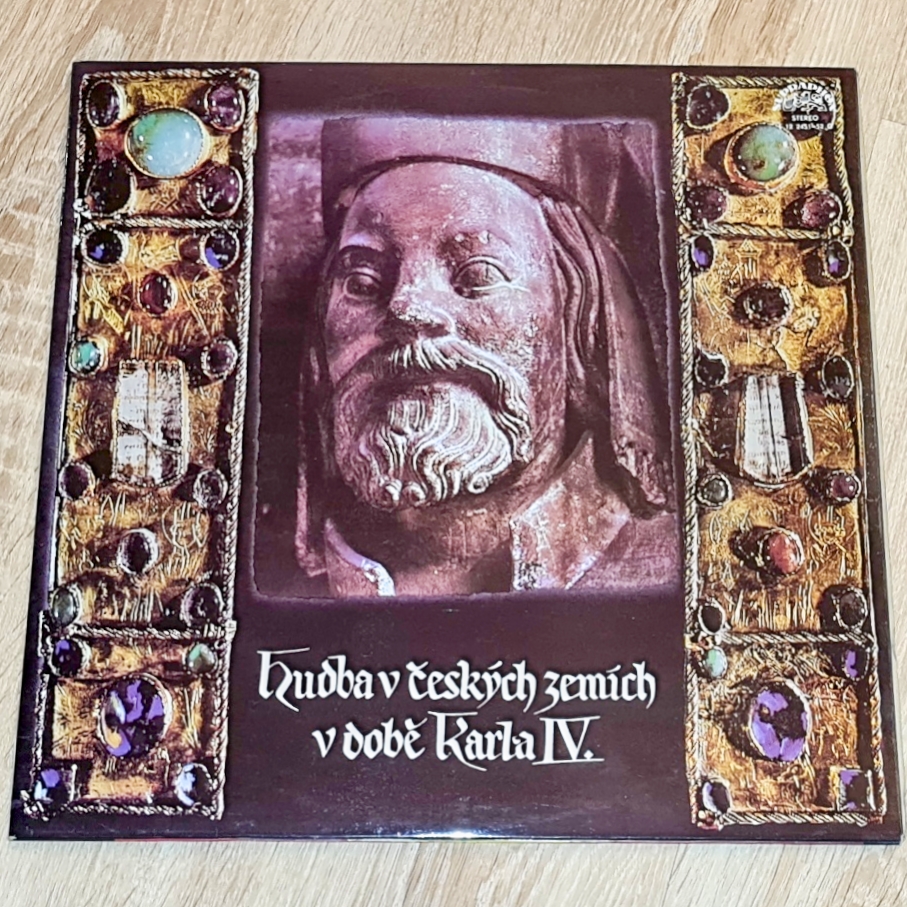 Symposium Musicum / Pražští Madrigalisté – Hudba V Českých Zemích V Době Karla IV. 1978 EX, VYPRANÉ Vinyl (2LP + příloha)