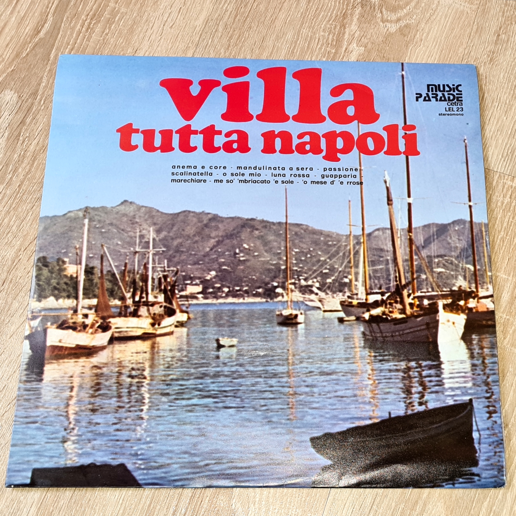 Claudio Villa – Tutta Napoli 1972 EX, VYPRANÁ Vinyl (LP)