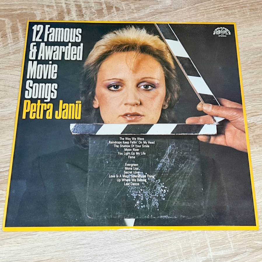 Petra Janů – 12 Famous & Awarded Movie Songs 1984 EX, VYPRANÁ Vinyl (LP)