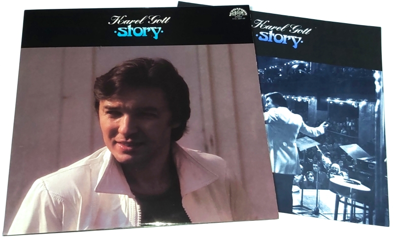 Karel Gott – Story 1981 VG+/VG-, VYPRANÉ Vinyl (2LP + příloha)