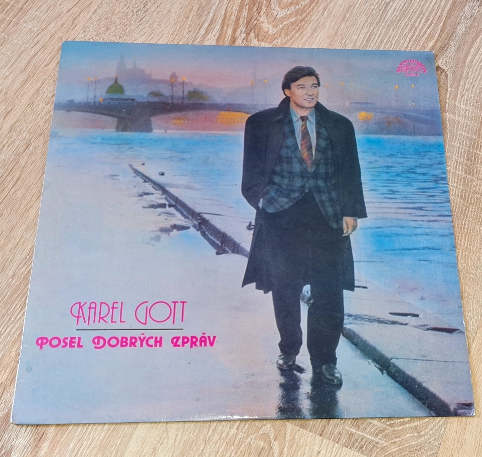 Karel Gott – Posel Dobrých Zpráv 1987 VG+ VYPRANÁ Vinyl (LP)