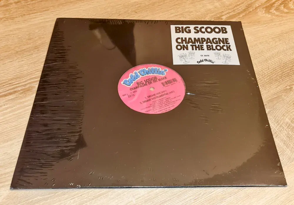 Big Scoob – Champagne On The Block 1996 Single NOVÁ, NEHRANÁ Vinyl