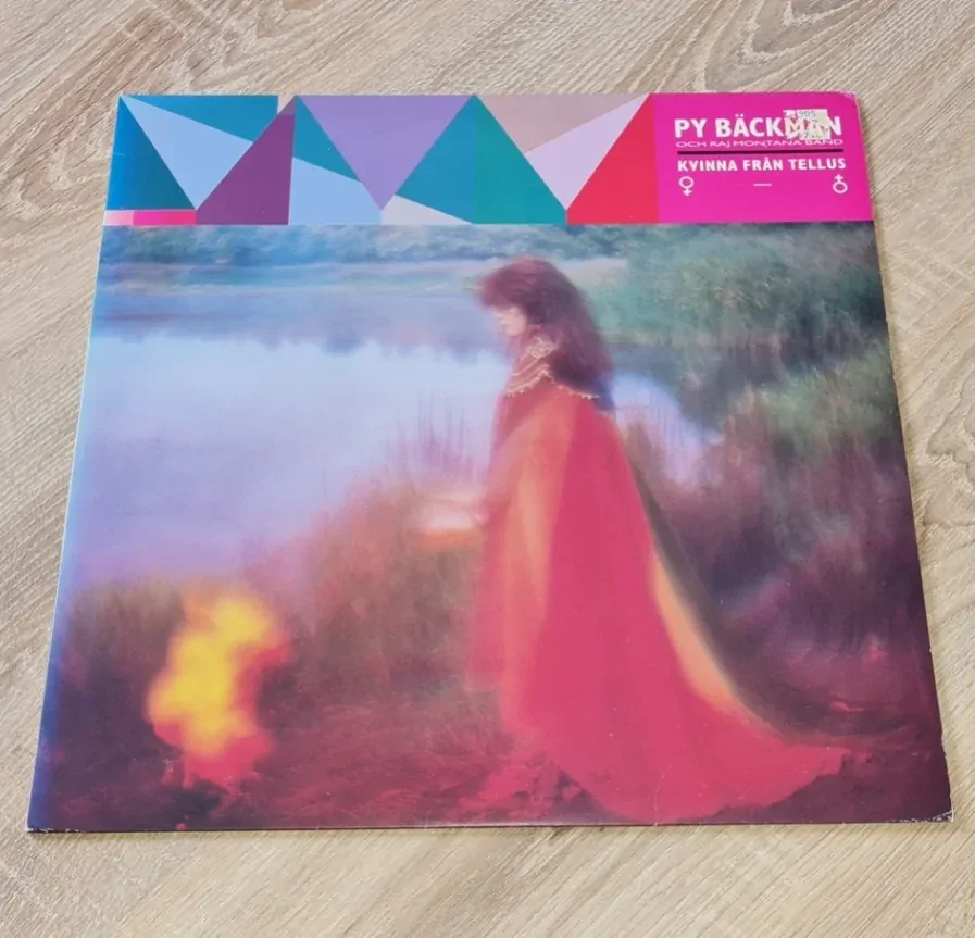 Py Bäckman Och Raj Montana Band – Kvinna Från Tellus 1984 VG, VYPRANÁ Vinyl (LP)